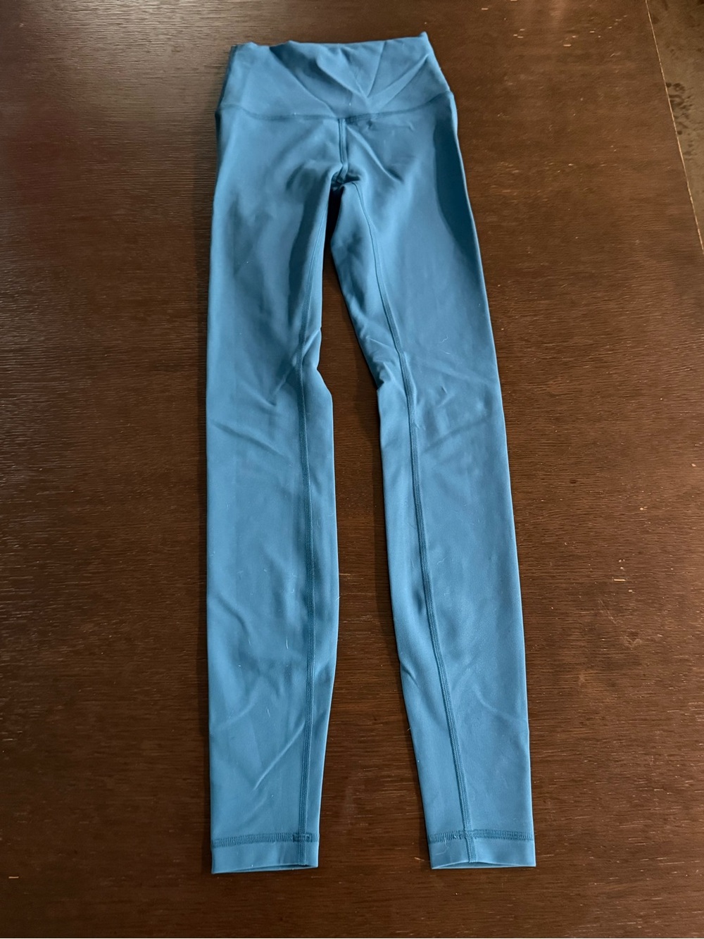 Lululemon Align HR Pant 28" in Teal Blue (size 2)